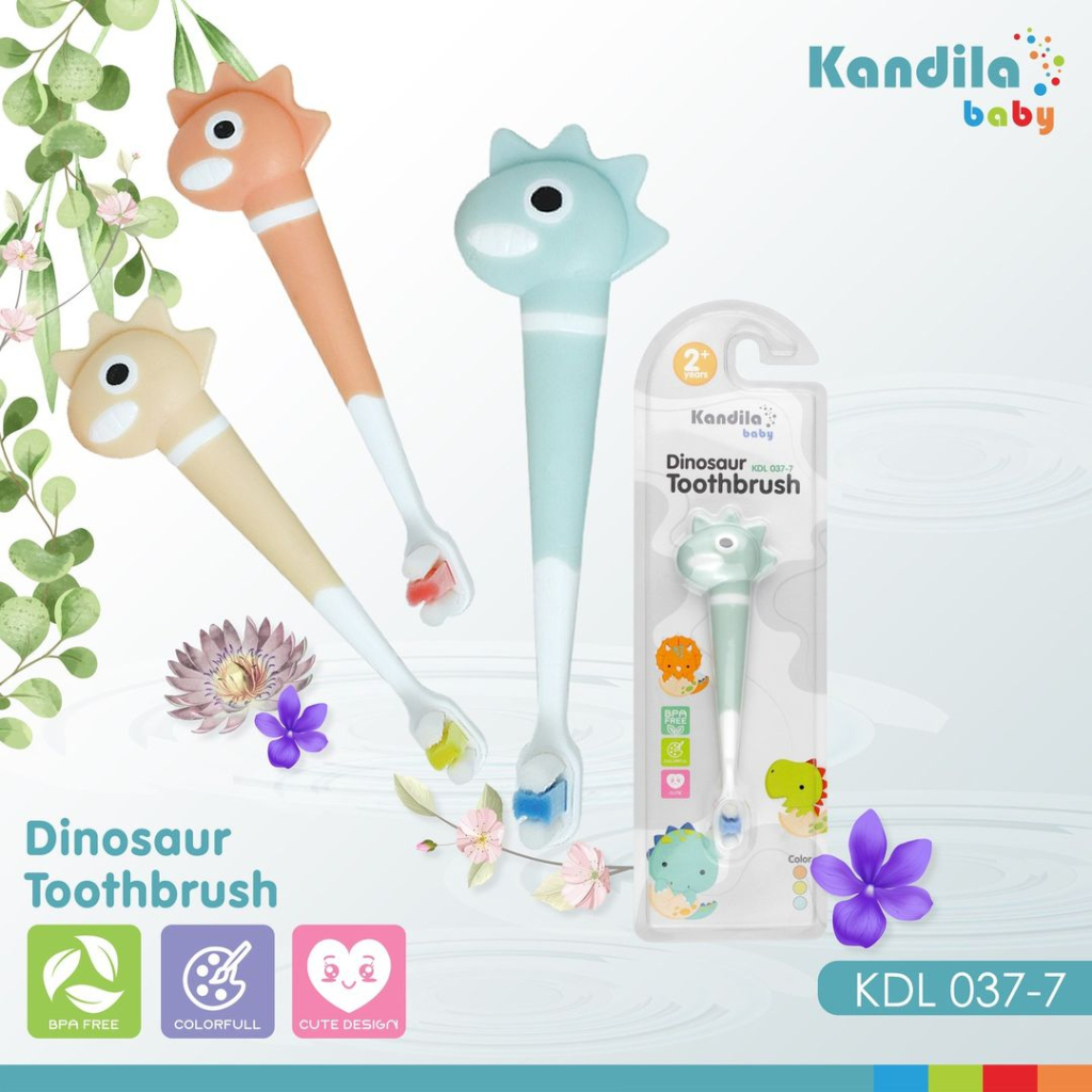 Kandila Baby Dinosaur Toothbrush Sikat Gigi Anak KDL 037-7