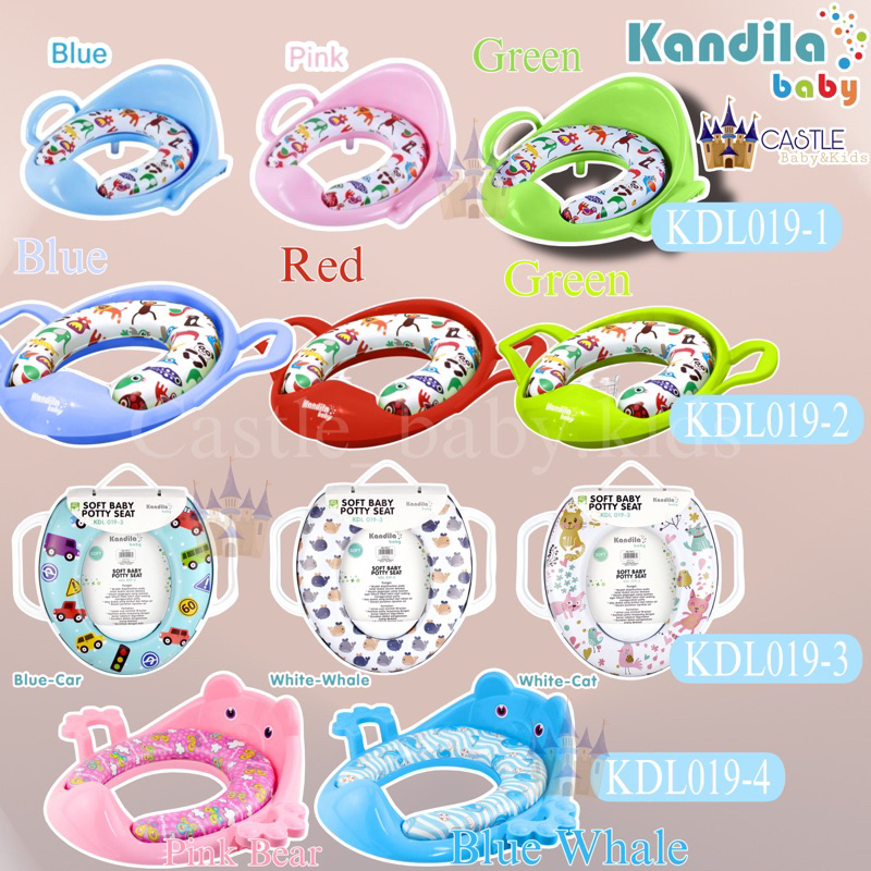 Castle - Kandila Baby Soft Baby Potty Toilet Seat - Dudukan Closet Bayi - Training Potty Seat - KDL019-1 / KDL019-2