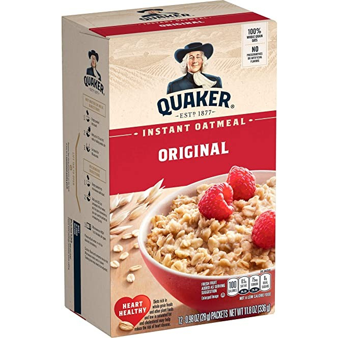 

(OATMEAL) QUAKER INSTANT OATMEAL ORIGINAL 280GR