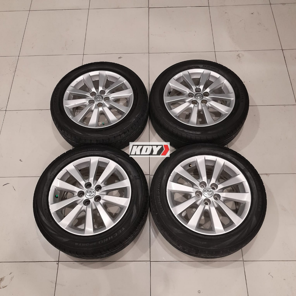 Pelek Bekas ori Copotan Mobil Altis Ring 16 + Ban 205 55 R16