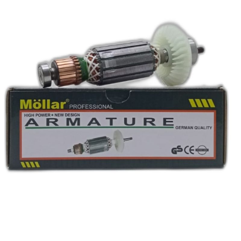 ARMATURE GERINDA MAKITA 9553B NRT PRO / DCA / MOLLAR 100% ORIGINAL PART