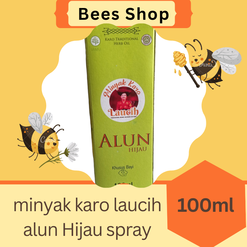 

Minyak Karo Laucih Alun Hijau 100 ml