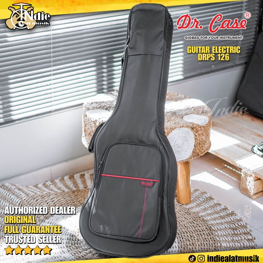 SOFTCASE GIGBAG GITAR ELEKTRIK PREMIER DR.CASE DR CASE l BLACK