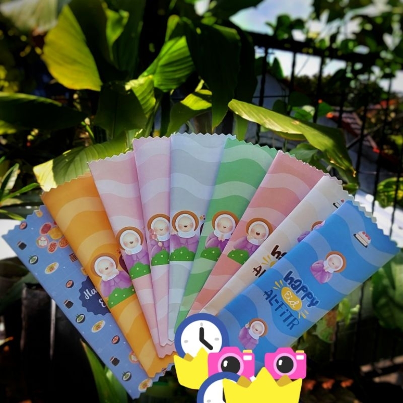 

Amplop Lebaran Bentuk Permen Unik Faceless Limited - 12 pcs