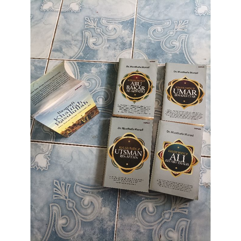 Original Langka Box Set Boxset Tetralogi Biografi Khalifah Rasulullah karya Dr. Musthafa Murad