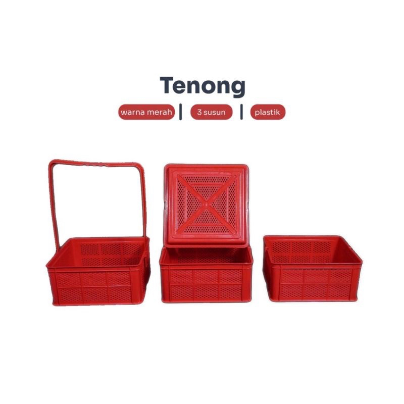 [DK] Tenong 3 susun keranjang kue keranjang sangjit