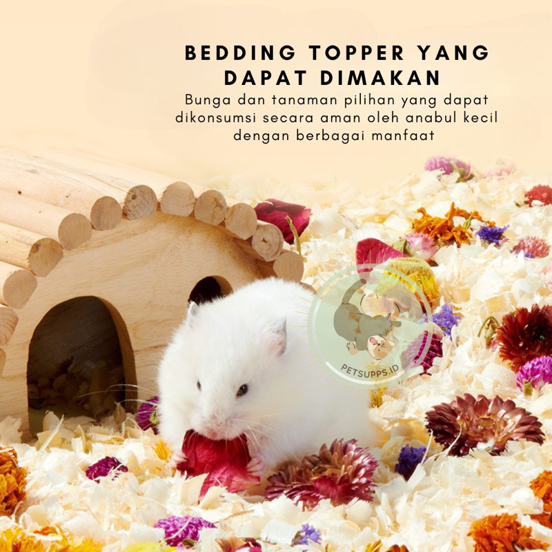 YEE bedding topper | untuk hamster kelinci guniea pig landak mini sugar glider gerbil | pewangi kandang small animals | fresh pack