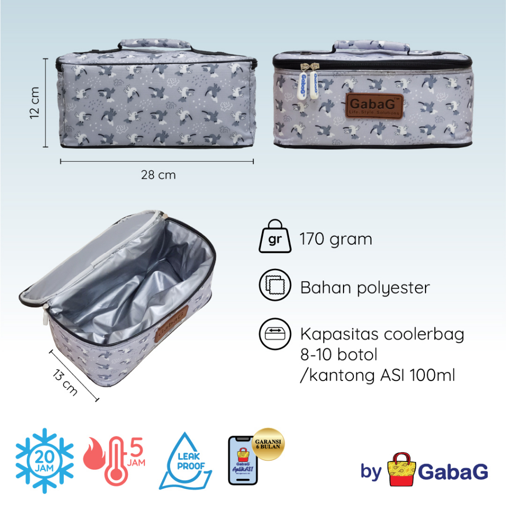 Gabag Cooler Bag Single Handbag Seies Tas ASI