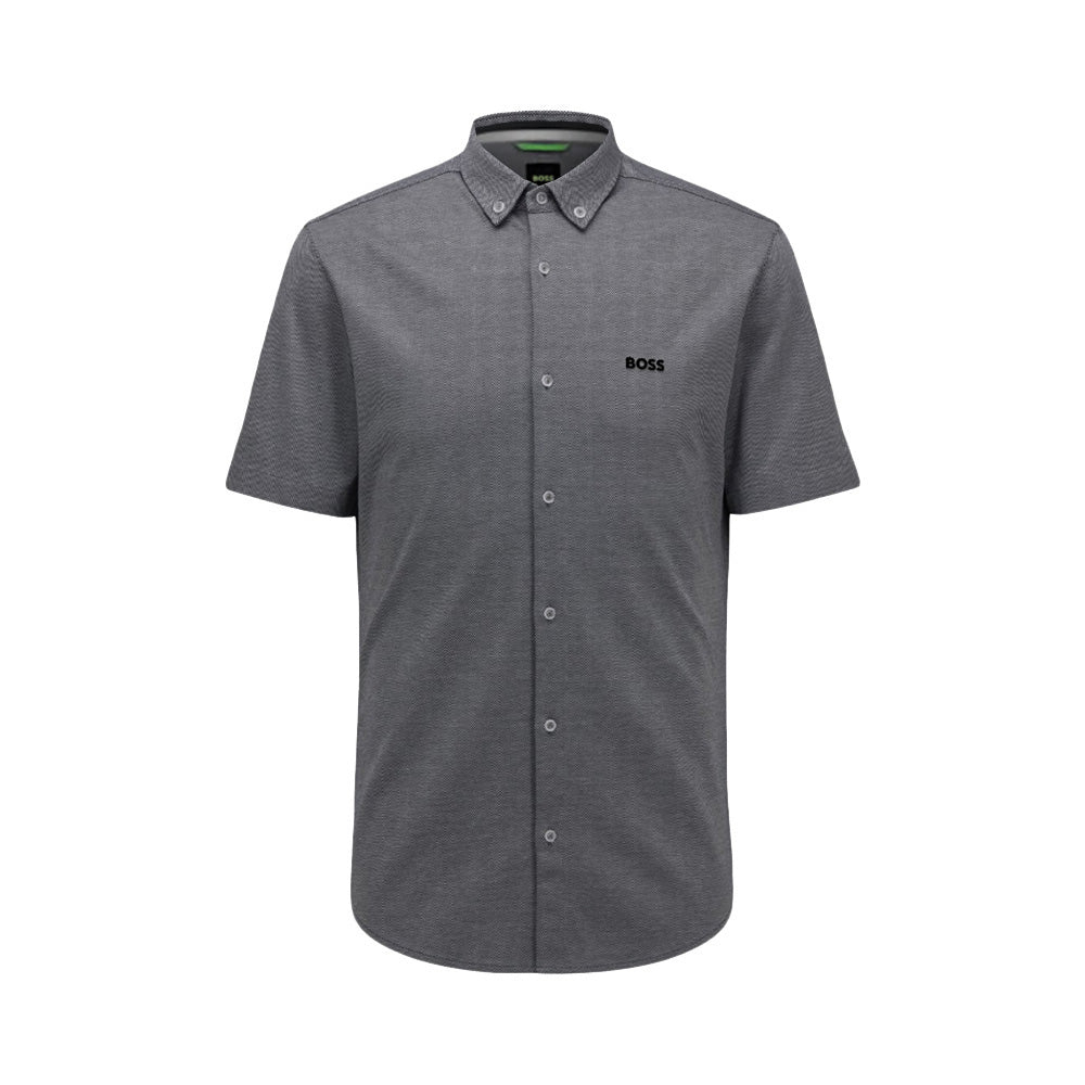 Hgo Boss Biadia_R Short Sleeve Shirt Grey