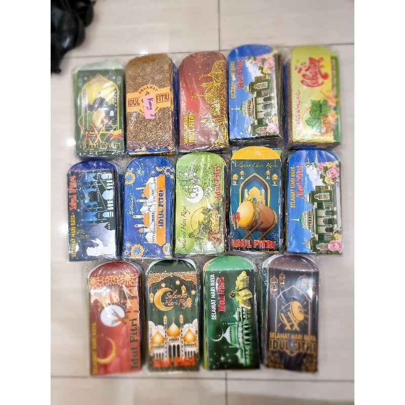 

Amplop Lebaran/Angpau Lebaran/amplop idulfitri isi 100 lembar isi mix