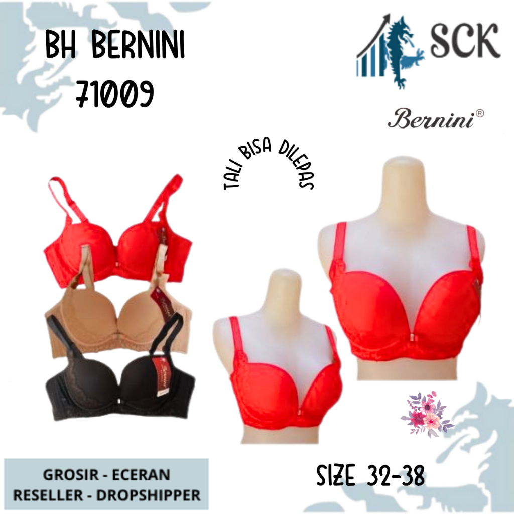 BH BERNINI 71009 Busa Ada Kawat Size 32-38 Warna / Pakaian Dalam 32-38