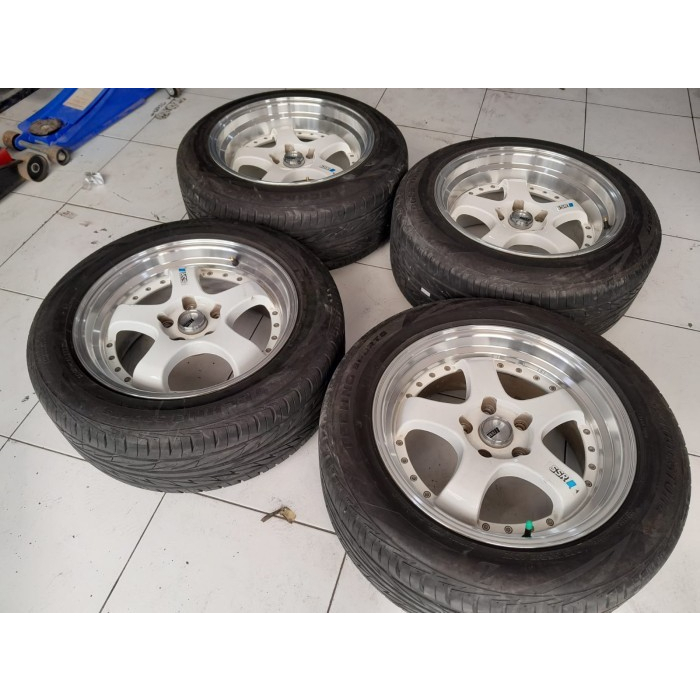 Velg Mobil Racing Bekas Ring 17 SSR R17 Lebar 7,5-9 Baut 5 BAN 225 55 R17