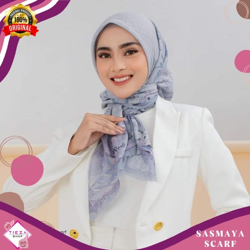 hijab segi empat terbaru arrafi SASMAYA SCARF
