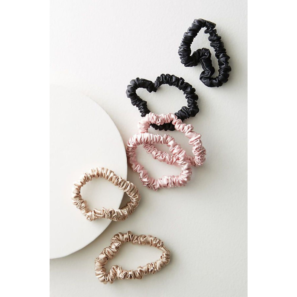 Silk Hair Ties (ikat rambut pure mulberry silk)