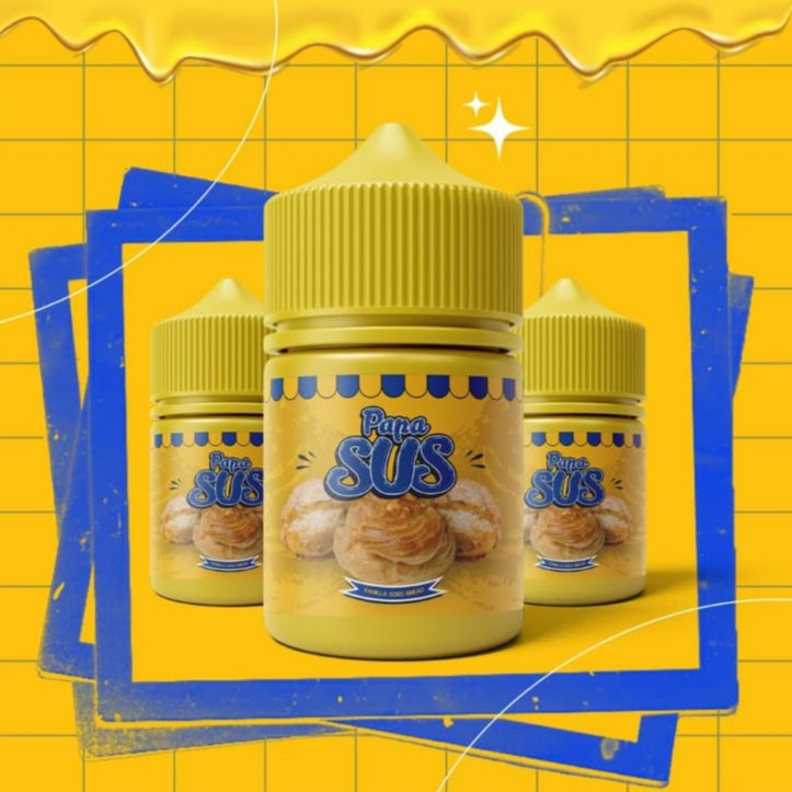 Papa Sus Vanilla Soes Bread 60ML by IDJ x Vaporking