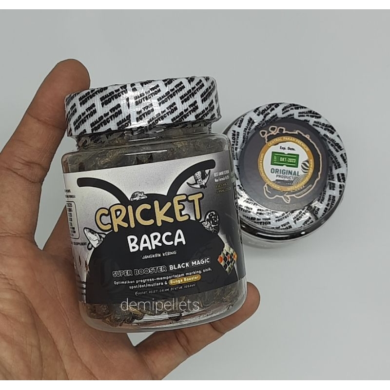 Cricket BARCA Jangrik Super Black Magic kemasan botol 30 Gram