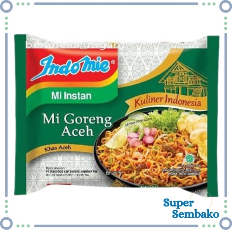 MI INSTAN INDOMIE GORENG ACEH 90gr