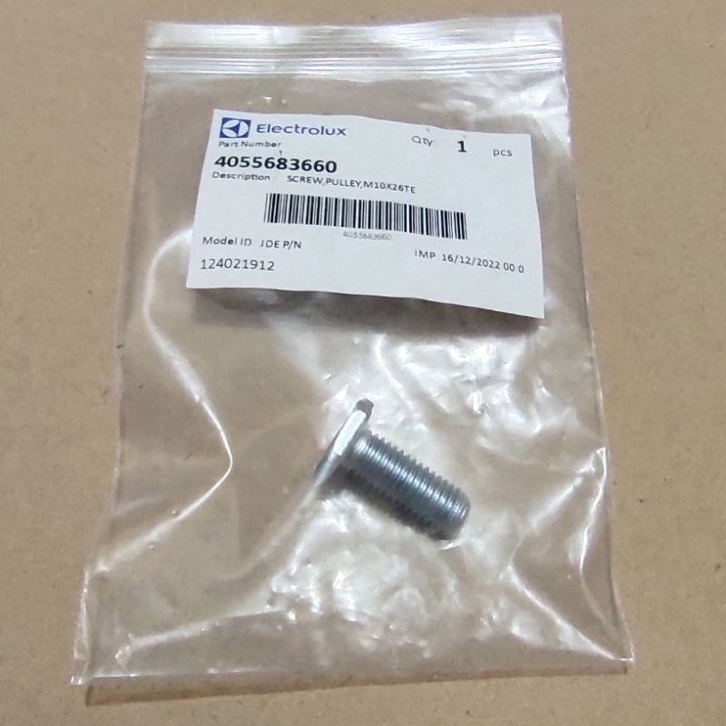baut pully tabung mesin cuci electrolux original