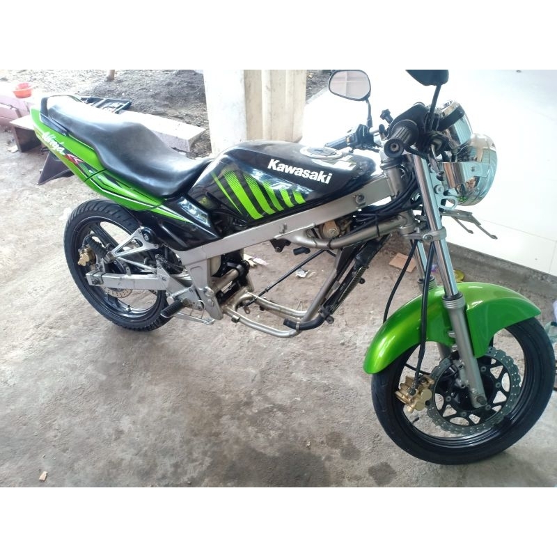Rolling set Ninja SS Zebra Hijau siap naik mesin