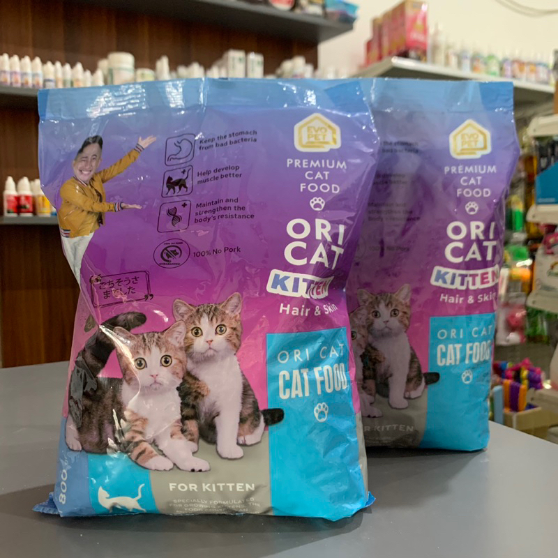 Makanan kucing ori cat kitten 800gr Cat food Murah