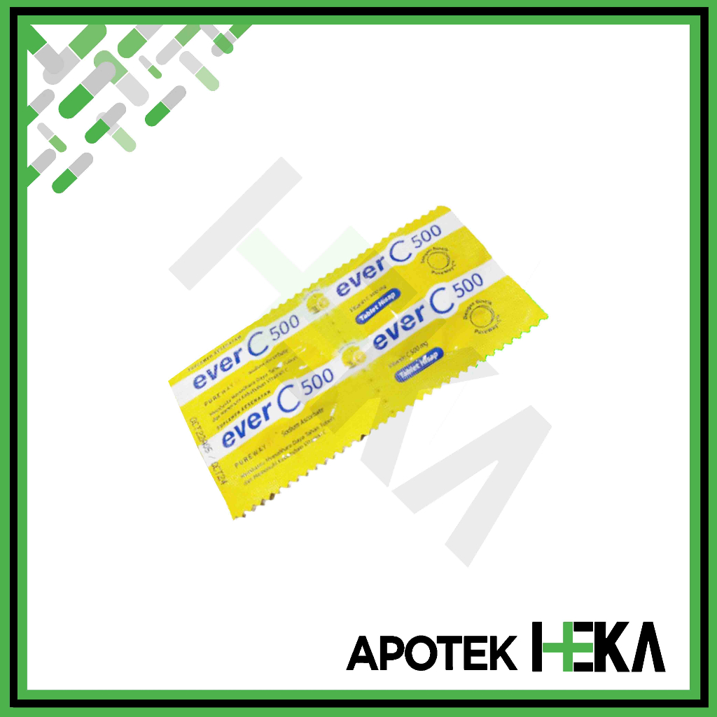 Ever C 500 Strip isi 2 Tablet - Vitamin C Hisap (SEMARANG)