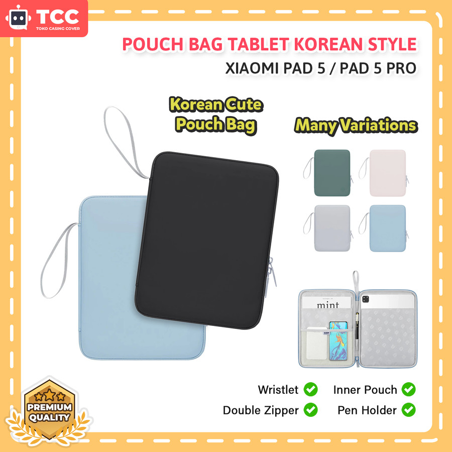 Xiaomi Pad 5 2021 11 Mipad Clutch Hand Bag Sleeve Tas Tangan Tablet Pouch Handbag Tablet Full Cover 