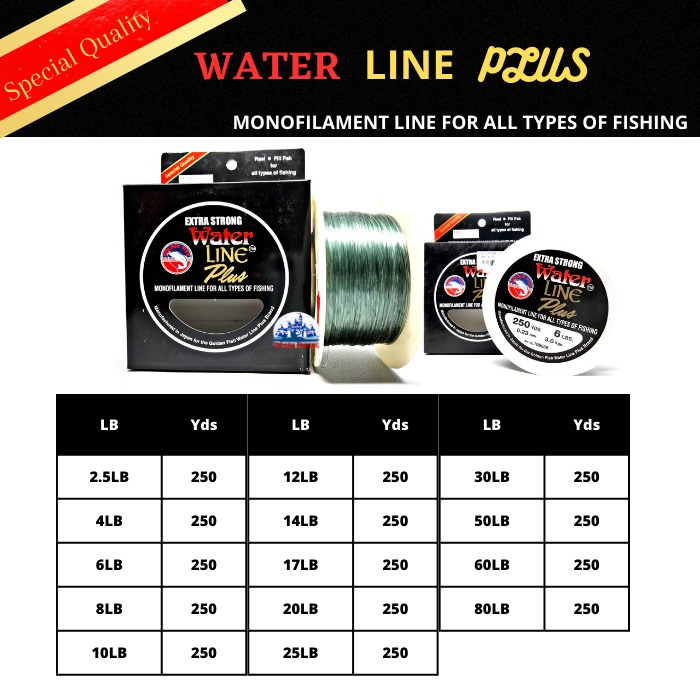 SENAR WATER LINE PLUS 250 Yds