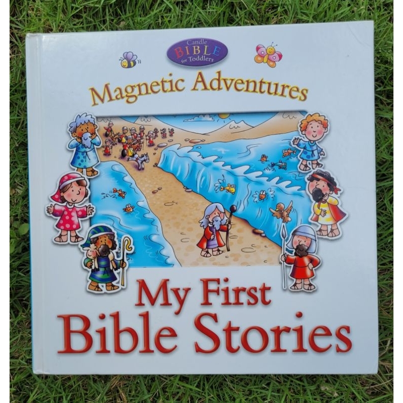 CANDLE 35 Magnetic Adventures My First Bible Stories For Toddlers BB Board Book Buku Aktivitas Alkit