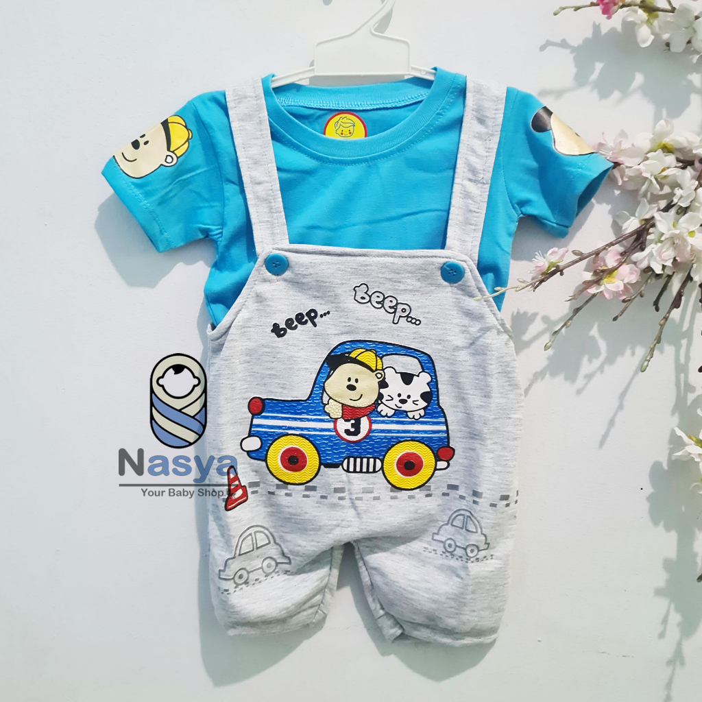 [JC-005] Celana Kodok Kaos uk Bayi 0-6 Bulan / Baju Setelan Jumper Lengan Baby Overall