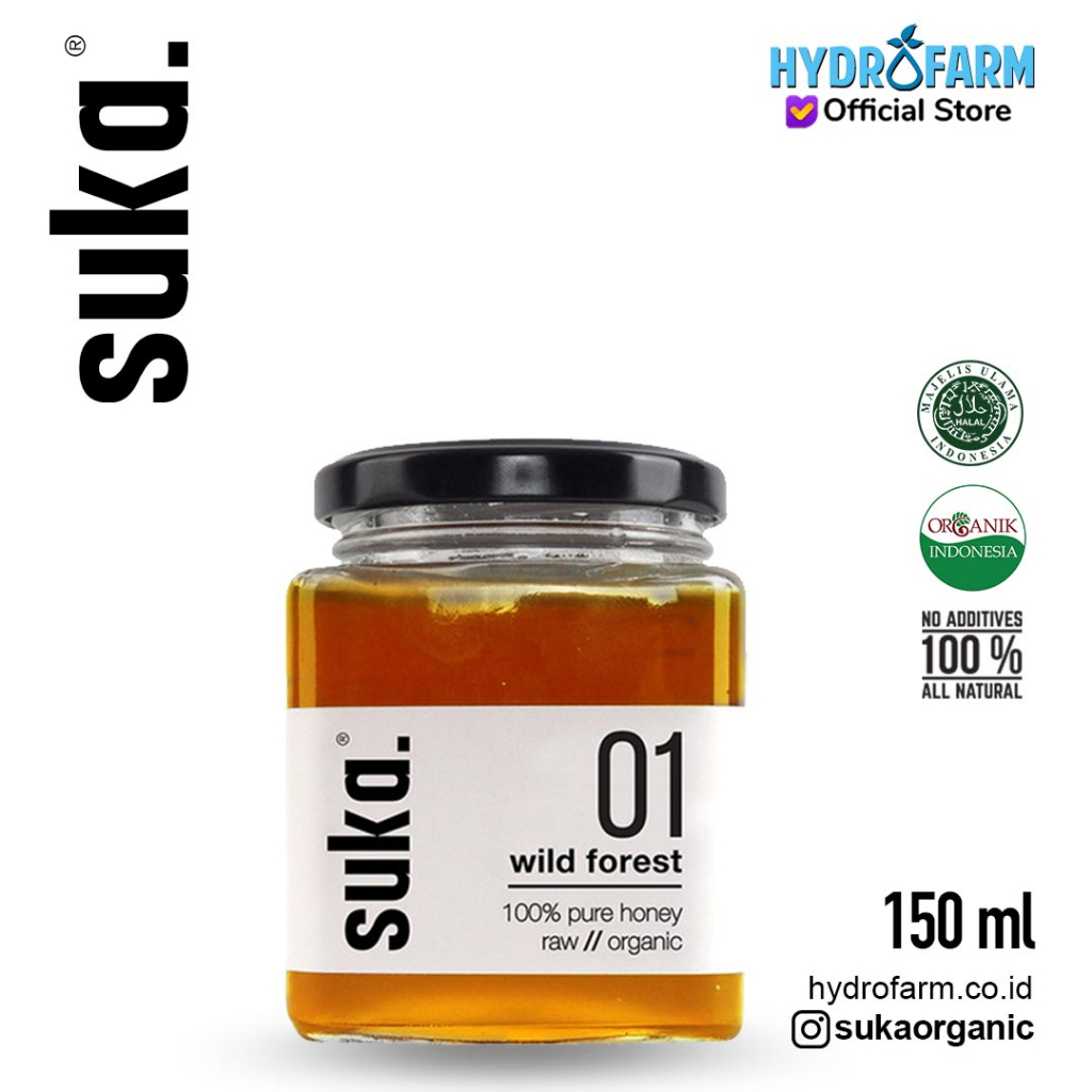 

Suka - Wild Forest Honey / Madu Hutan Liar Asli Murni Organik (150ml)
