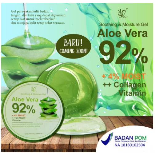 DHIO - SYB SHOOTING AND MOISTURE GEL ALOE VERA 92% BPOM / SHOOTING GEL