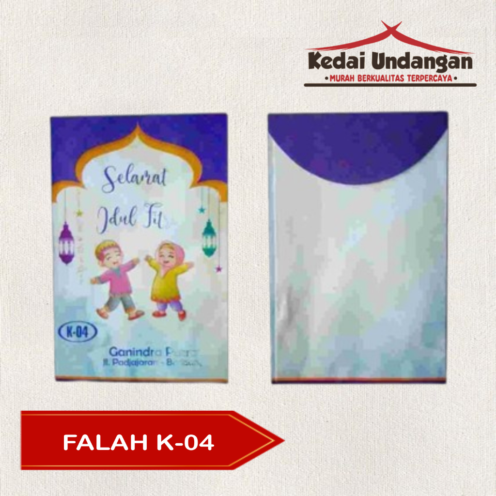 

Amplop Falah Kids-04 Isi 50 Lembar Tanpa Tulisan
