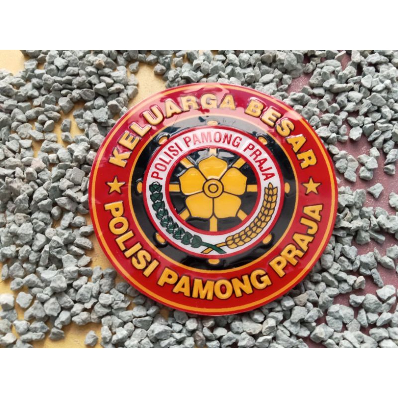 STIKER POL PP SATPOL PP BULAT