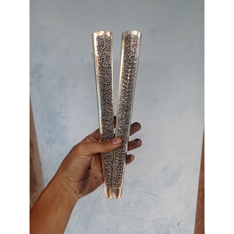 pendok patrem panjang 28cm jogja lapis perak