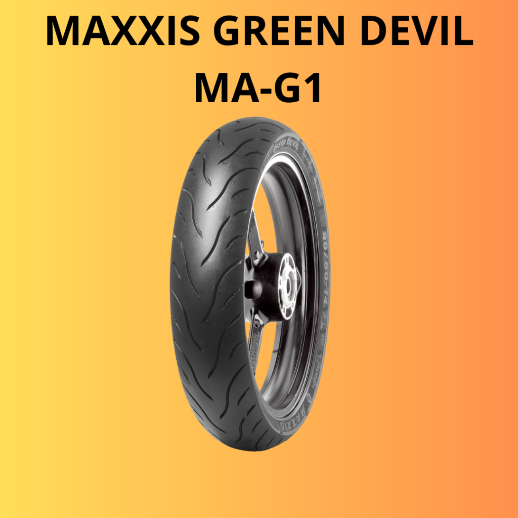 Maxxis Green Devil Ban Motor Ring 14 80/80 90/80 100/80 Ban Maxxis Ban Maxxis Green Devil Ring 14