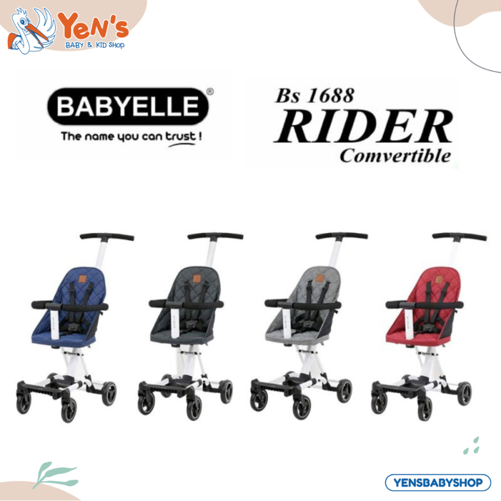 BABYELLE Stroller BS 1688 Rider Convertible Multifungsi