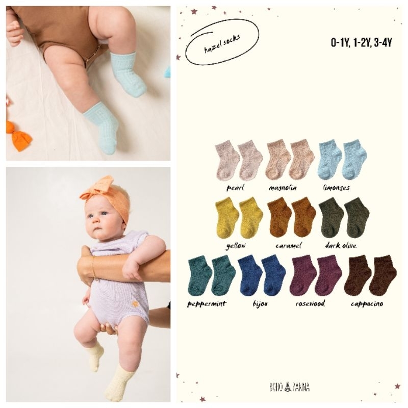 Bohopanna Boho Panna Sock Hazel - Kaos Kaki Anak Bayi 0-4Y