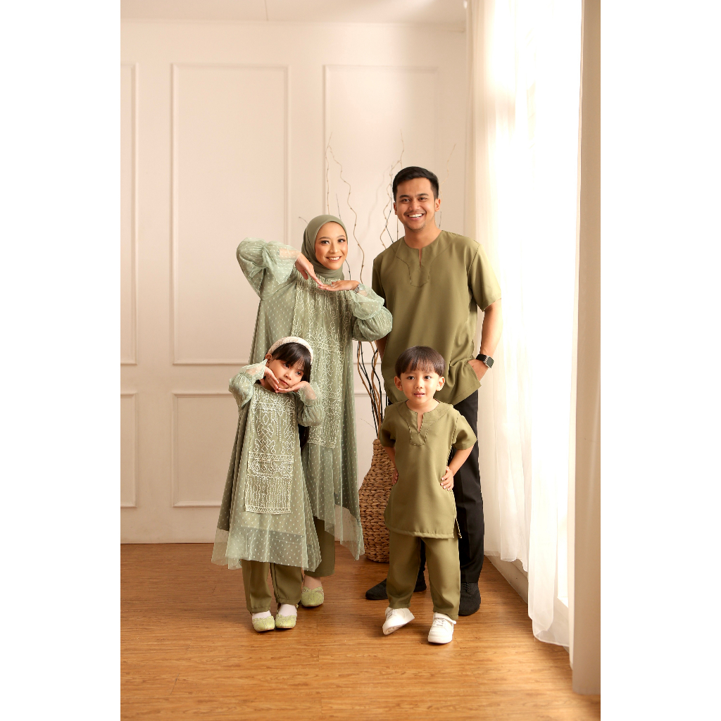 baju lebaran anak / family set seraya / kilau raya series / sarimbit