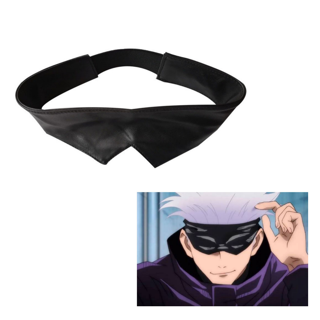 JK005 – Blindfold Penutup Mata Cosplay Anime Jepang Jujutsu Kaisen Satoru Gojo