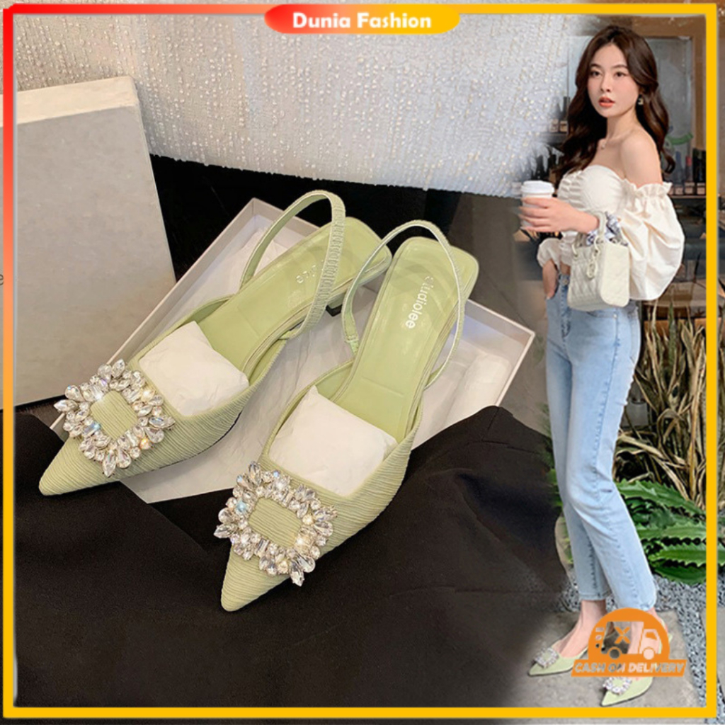[DUNIA FASHION] DF 657 Sandal Wedges Wanita Import Premium Quality Korea Style