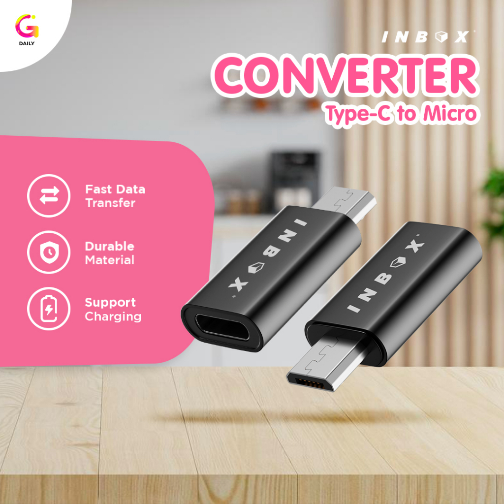 Converter inbox Type-C to Micro konektor HP murah GARANSI 3 TAHUN