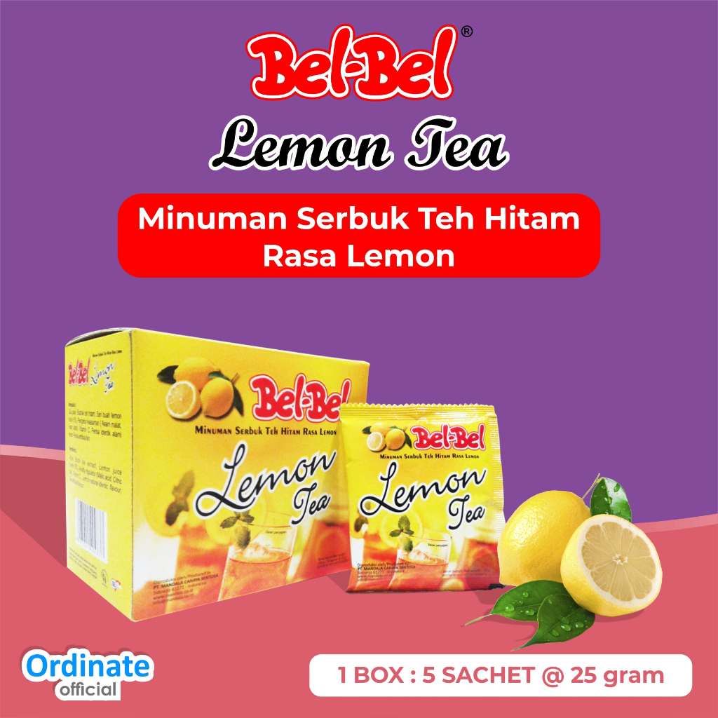

Lemon Tea 5 Sachet || 125 Gr | BPOM