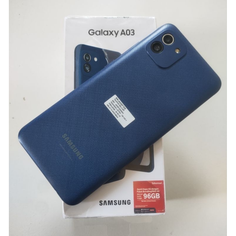 SAMSUNG A03 RAM 4/128GB SECOND MURAH