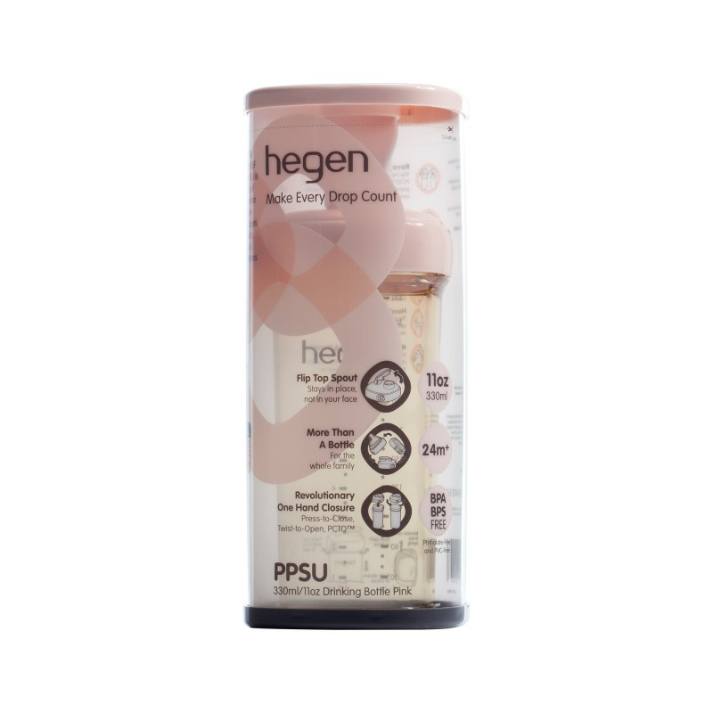 Hegen PCTO Drinking Bottle PPSU 330ml / 11oz - Botol Minum Hegen