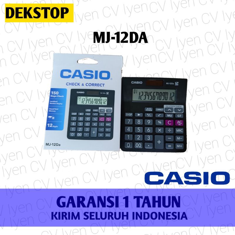 

Kalkulator Dekstop CASIO MJ-12DA / Casio MJ 12DA / Casio mj 12da / kalkulator Casio