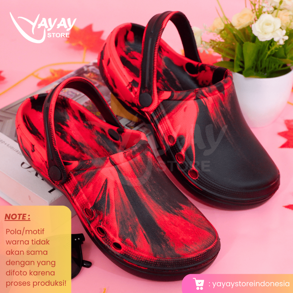 Sandal Kodok Tie Dye Pria/Sandal Kekinian/Sandal Santai/Sandal Pria/Sandal Rumah/Sandal Kasual Keren