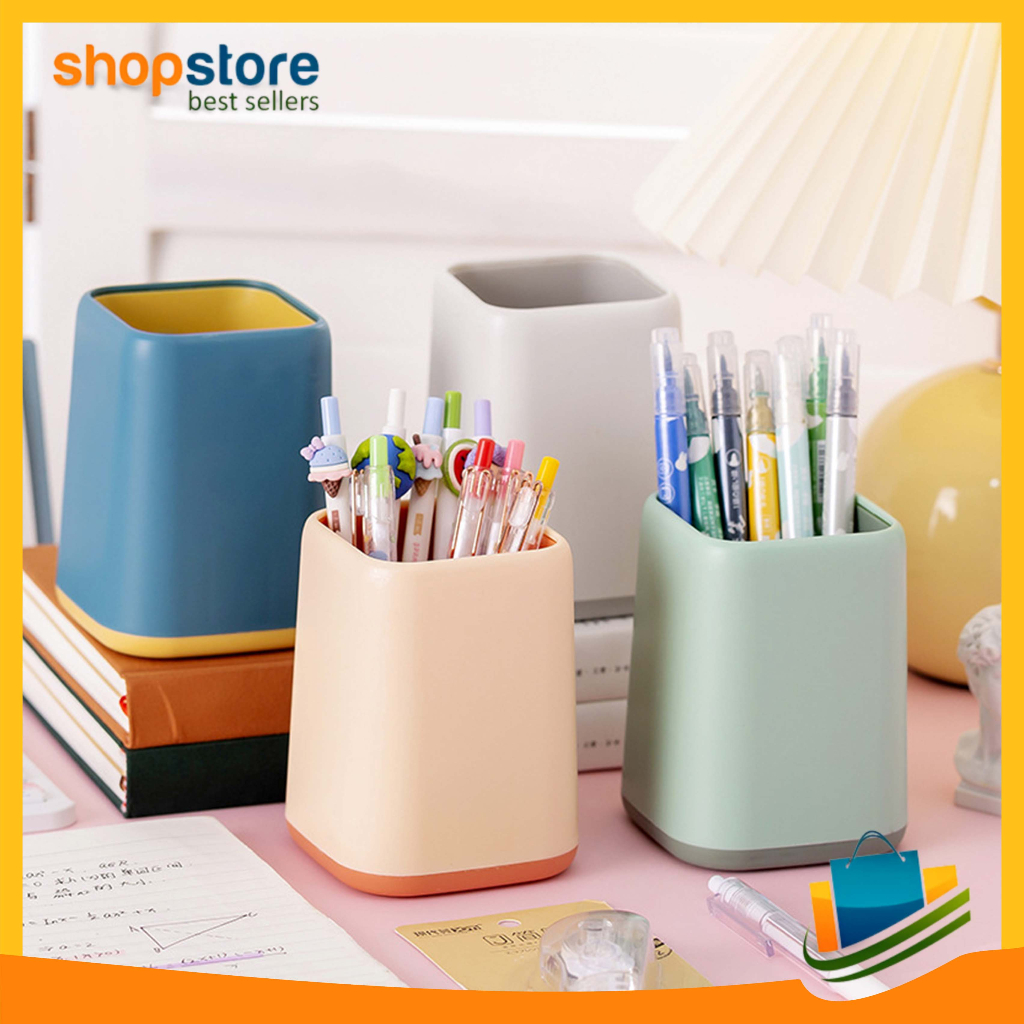 

Tempat Pensil Dan Pulpen Serbaguna Minimalis Polos Simple Pen Holder Import COD 929