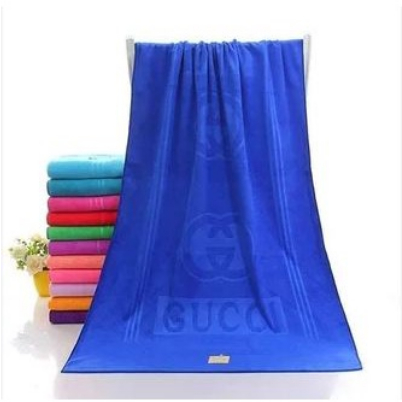 Handuk Mandi GUCCI Polos JUMBO uk 90x160 Handuk Microfiber 90 x 160 Handuk Pantai Jumbo Soft Lembut Halus Handuk Fashion Murah