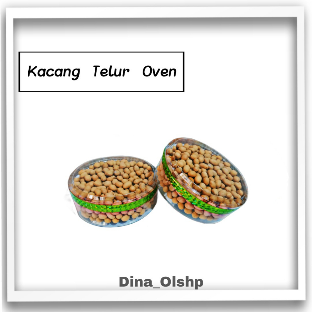 

Kacang Telur Oven - 1/4 Kg - Kemasan Toples