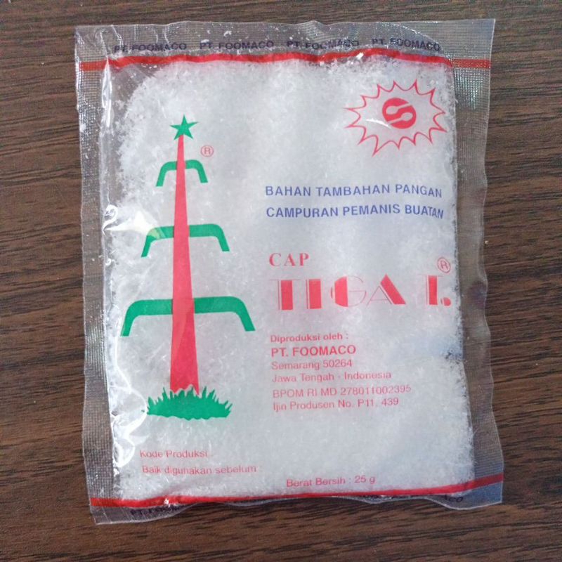 

BAHAN TAMBAHAN PANGAN CAMPURAN PEMANIS BUATAN CAP TIGA T